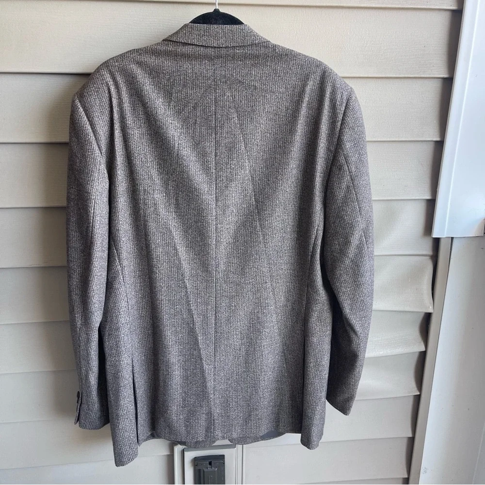 Vintage Dunhill Blazer‎ Jacket Mens 54L Herringbone Wool Cashmere Sport Coat